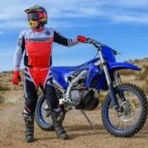 Answer Motocross Racing Riding Men's Black and Blue Pants